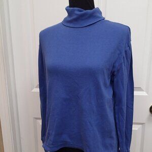 Erika and Company Ladies Blue Turtleneck